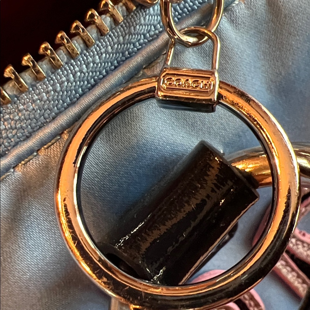 Coach POPPY  Lavender to Purple  New York City Skyline Tote with Wristlet GUC - Picture 10 of 17